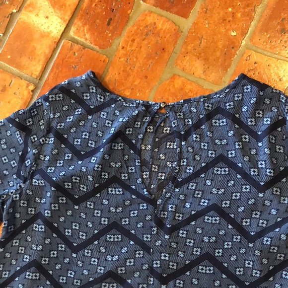 Soul Cake Boho bell sleeve tie waist top szL - Picture 8 of 10